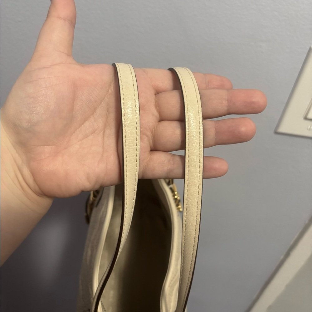 Vintage Y2K Cream and gold Ralph Lauren bag - Picture 3 of 9
